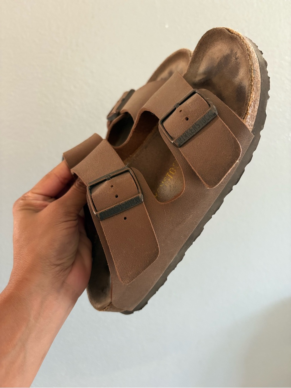 Birkenstock Kids Brown Arizona Two-Strap Sandal